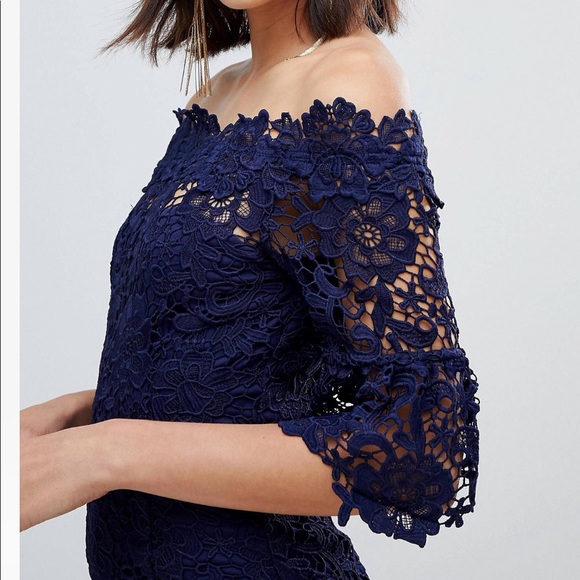 Off shoulder crochet dress - Picture 4 of 6